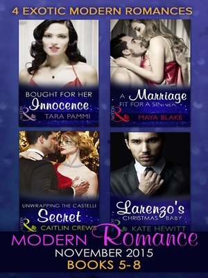 cover image of Modern Romance November 2015 Books 5-8